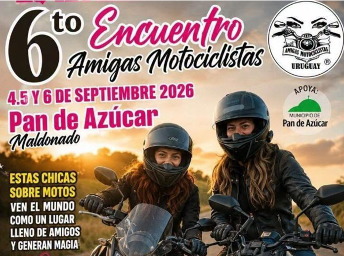 Amigas Motociclistas celebran su sexto encuentro en Pan de Azúcar