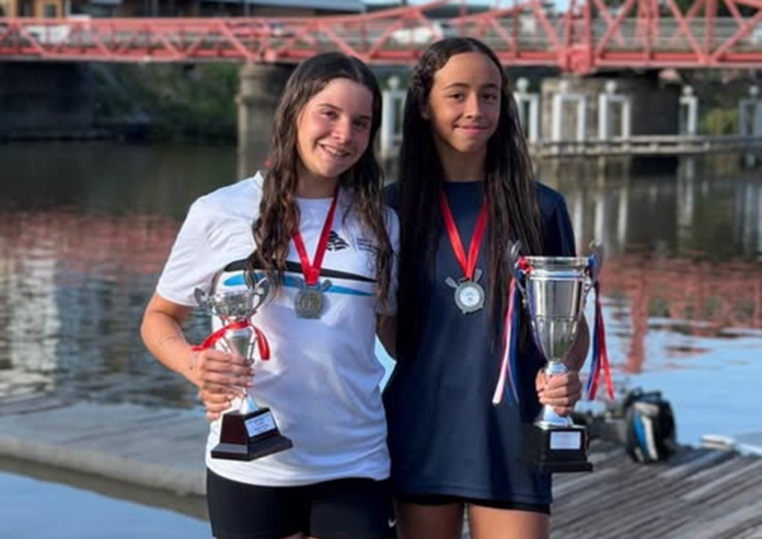 Zoe González y Melisa Harín representarán a Uruguay en el Mundial Junior de Aguas Abiertas